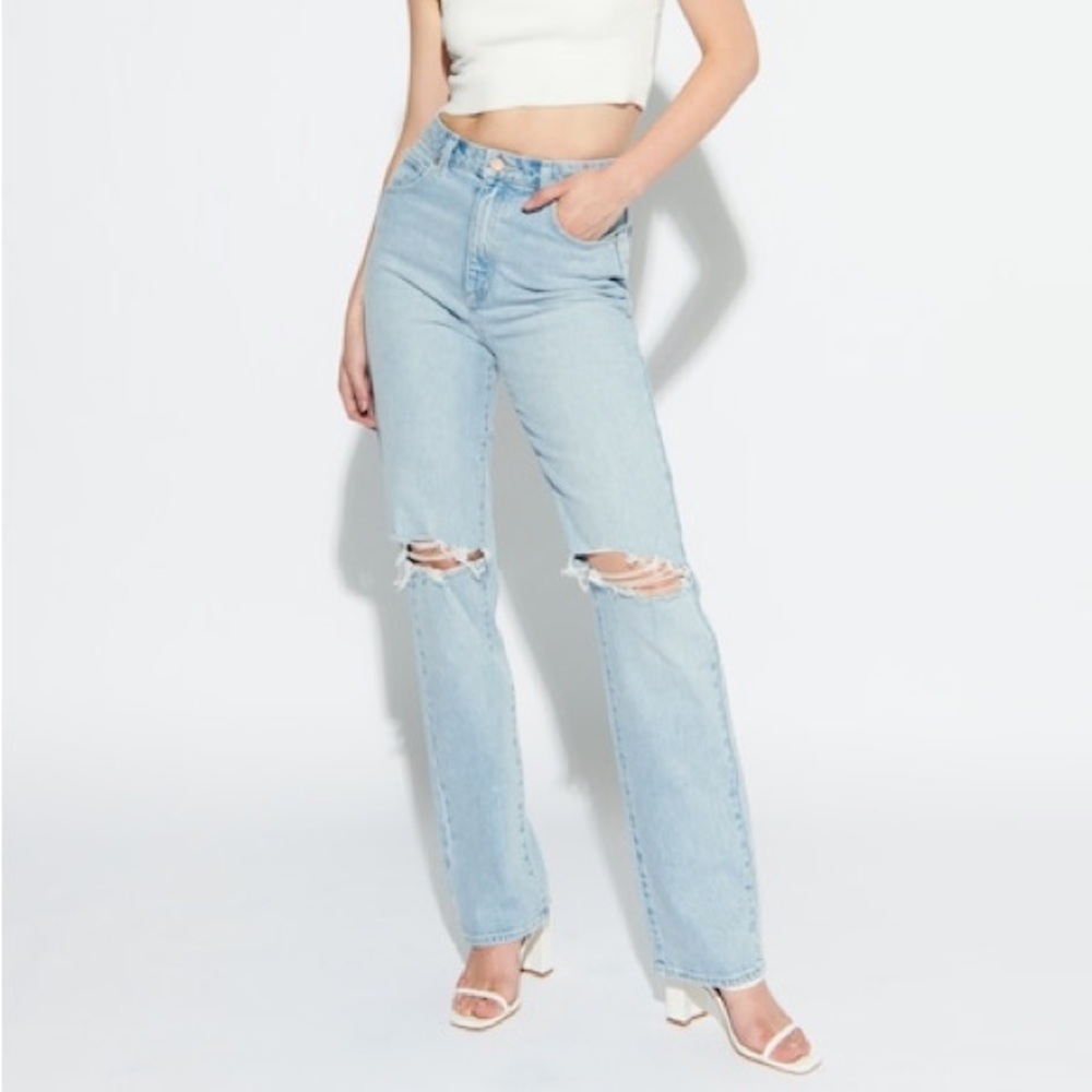 ABrand 94 High Straight Jean distressed Size 26 - Picture 9 of 9